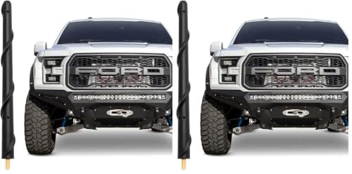 Image of BASIKER Short Antenna for Ford F150 F-150 2009-2024 2025 2026, Ford F150 Accessories, 7 Inch Truck Car F250 F350 Antenna Replacement for AM FM Reception (Pack of 2)