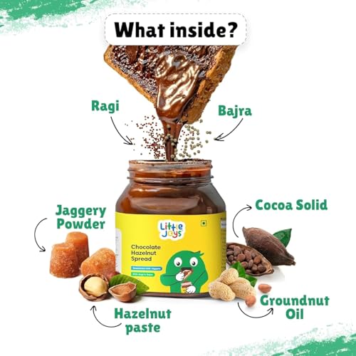 Image of Little Joys Chocolate Spread 300g & Tomato Sauce Squeeze For Kids 320g | No Refined Sugar, No Palm Oil, No Preservatives | Sweetened with Jaggery | 100% Vegetarian & Clean Ingredients