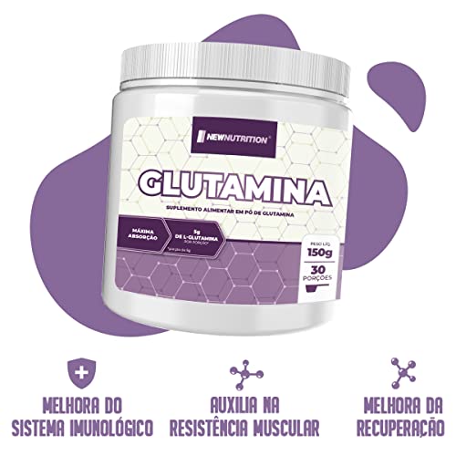 Glutamine - 150G sem Sabor - Newnutrition, Newnutrition