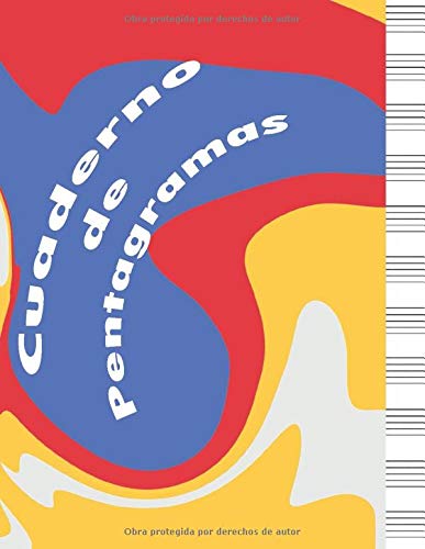 Cuaderno de pentagramas: 8.5 x 11 Pulgadas, 100 Paginas , 11 Pentagramas por pagina
