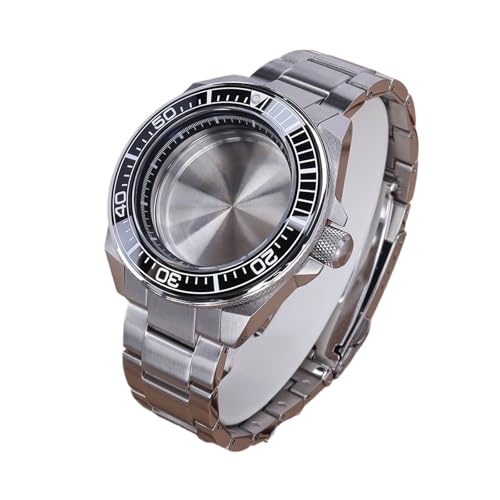 1pc 43.8 �~�����[�g�����v�P�[�X�u���X���b�g�T�t�@�C�A 28.5 �~�����[�g���_�C���� NH35 NH36 NH38 NH34 4R36 ���[�u�����g�C�����i(Black chapter ring 1)