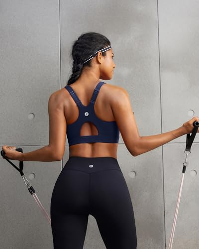 Image of RUNNING GIRL High Impact Sports Bras for Women, High Support Running Adjustable Workout Sports Bras with Sewn in Pads