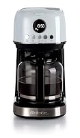 Ariete, Moderna 1396 Filterkaffeemaschine zur Zubereitung von Amerikanischer Kaffee, für bis zu 15 Tassen, Glaskaraffe, Warmhalteplatte, LCD-Display, herausnehmbare und waschbare Filter, Schwarz – Ansicht 2