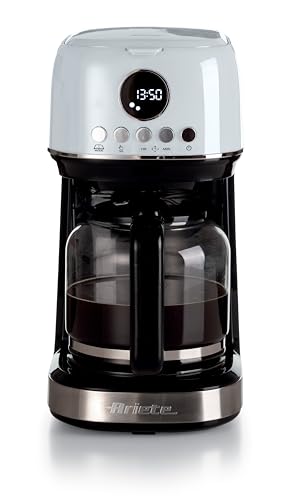 Ariete 1396 Cafetière à filtre moderne Café américain Capacité jusqu'à 15 tasses Base chauffante Écran LCD Filtres amovibles - vue 4