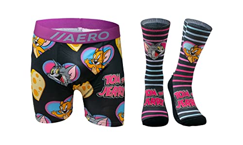 AEROPOSTALE Mens Boxer Brief Sock Combo- Poly Spandex Boxer Brief ...