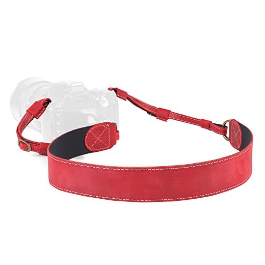 Genuine Leather Camera Neck Strap by MegaGear