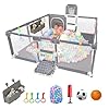 Baby Playpen,73″X71″ Pl...