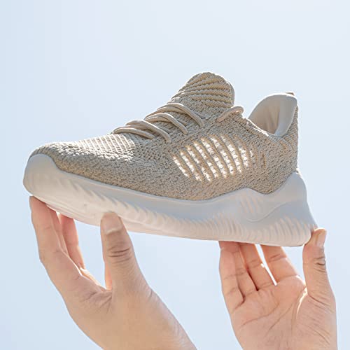 Image of Akk Womens Walking Shoes - Slip On Tennis Running Shoes Memory Foam Lightweight Work Sneakers for Indoor Outdoor Gym