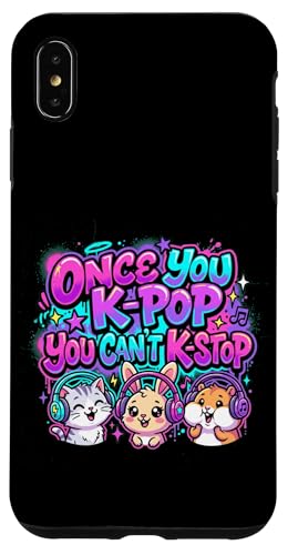 Once You K-Pop You Can't K-Stop ���킢���������y���D�� �X�}�z�P�[�X iPhone XS Max �p