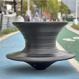 Chaise pivotante Gyro Sensory-Drehstuhl 360° frei drehbarer Gyro-Stuhl, Außen/Innen Sense Sportgeräte für autistische Kinder, Stabiler Balance-Spiel-Stuhl/Spinner-Sitz für alle Wetterlagen(Black)