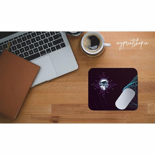 Image of Gaming Mouse Pad 9 x 7.5 Inch - Non-Slip Rubber Base, Smooth Precision Surface - Compact Desk Mousepad for Gaming, Office & Laptop Use