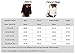 BLENCOT Womens Ladies Sexy V Neck 3 4 Sleeve Red Chiffon Blouse Shirt Solid Patchwork Loose Flowy Tops Large