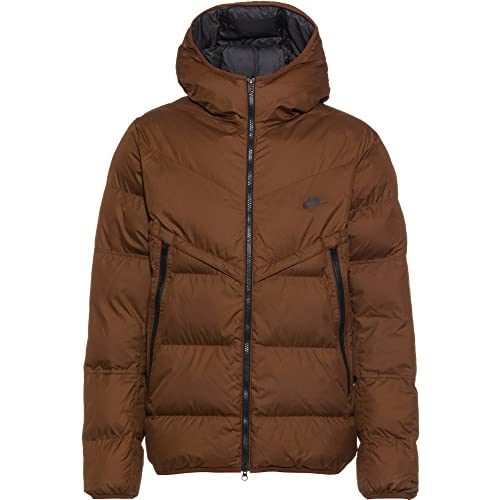 Nike Storm Fit Windrunner Jacket Winterjacke (L, Cacao/Black)