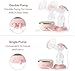 NCVI Electric Breast Pump 8782, Portable Hospital-Grade Double Pump with 4 Modes & 9 Levels, Anti-Backflow, Rechargeable Quiet Breastfeeding Pump for Efficient Comfortable Use at Home, Work or Travel