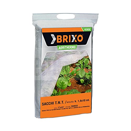 Telo antighiaccio copri piante antigelo traspirante in tnt thermo contro il freddo per piante alberi cm h1.6 x 10 mt