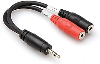 Hosa Stereo Breakout 3.5 Mm Trs to Dual 3.5 Mm Tsf