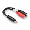 Hosa YMM261 Y-kabel 3,5 mm TRS-3,5 mm TSF