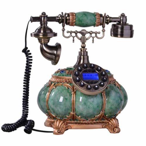 Téléphone de bureau rétro des années 1930 ligne fixe vintage filaire antique