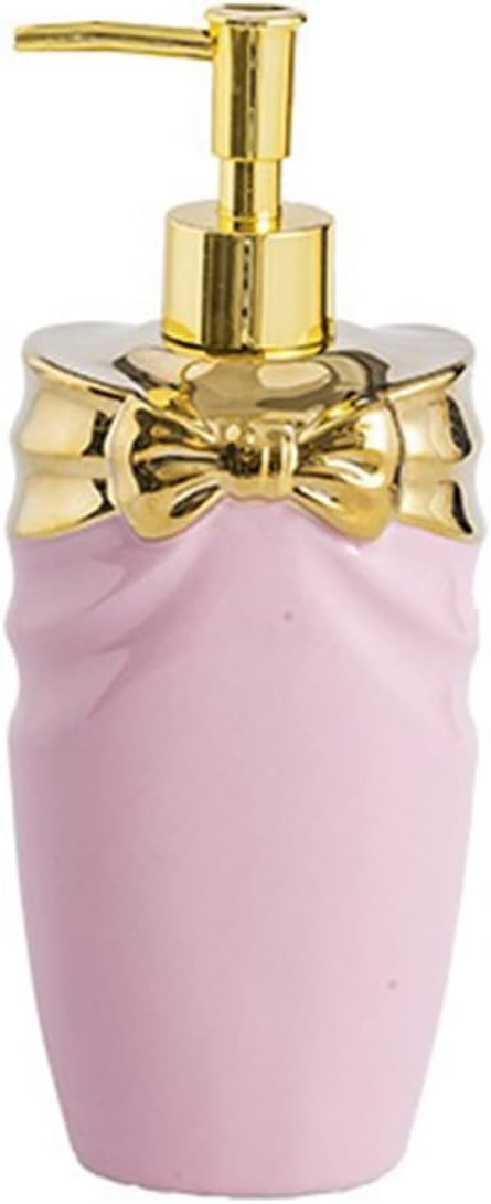 Soap Dispenser Ceramic Lotion Bottle Soap Dispenser Bathroom Portable Shampoo Bottle Household Container Decoration Empty Press Pump Bottles (Color : Lotion Bottle 4) (Lotion Bottle 2)