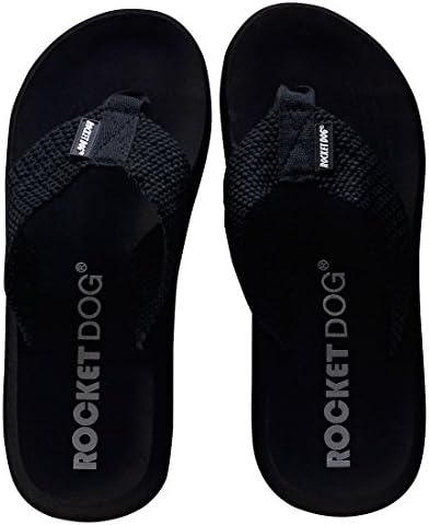 Rocket Dog Women's Sunset Flip Flops, Black, 7 UK
