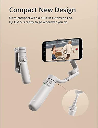 Estabilizador gimbal DJI OM 5 para Smartphone,Om 5 Dji Estabilizador Portátil para Celular Dobrável