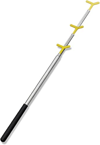 Cerrojo de Seguridad Tess -Detector de Humo y Salida de Emergencia- Palo Extensible Original - Permite Fácil Acceso y Monitoreo para Productos de