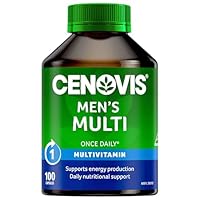 Cenovis Men's Multi Capsules 100 - Daily Multivitamin for Men - Supports Energy Production, and Healthy Immune System Function