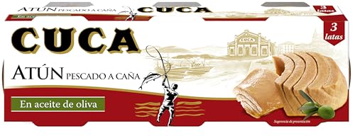 Cuca Atún en aceite de oliva Pescado a caña 3x48g - 4 unidades