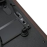 LECTEUR MULTIFONCTIONNEL : lecteur de CD et de cassette avec lecture de musique sans fil intégrée à partir d'appareils activés avec , PLL, radio numérique FM AM, lecture et encodage USB ou carte de stockage, prise d'entrée auxiliaire de 3,5 mm pour lire de la musique à partir d'appareils et prise casque et pour externe haut-parleurs.