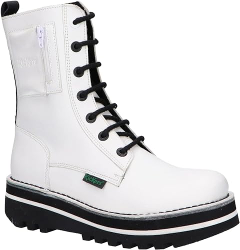 Bottillons femme Kickers Pocket en cuir véritable