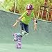 Fotoumgl Roller Skates for Kids Girls Boys, 4 Size Adjustable Rainbow Toddler Rollerskates with 8 Full Light up Wheels, Safe and Fun for Children Beginners, Outdoor Indoor Sports