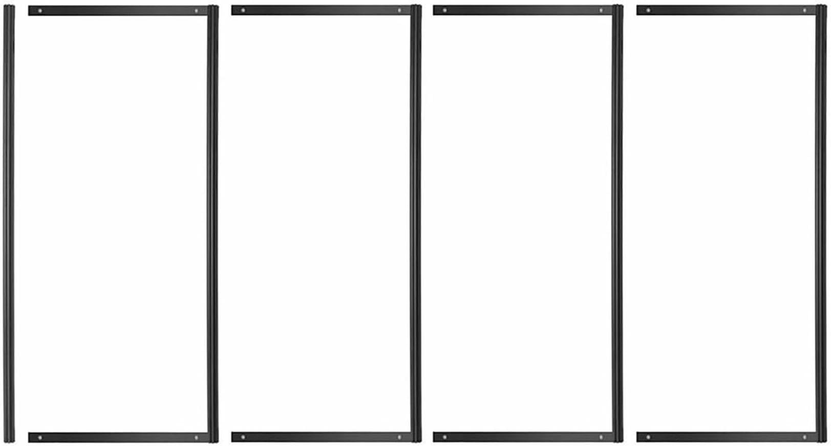 SWENEEN Movable Display For Exhibition,Multifold Painting Stand Adjustable & Rope,Publicity Shelf,8pcs-100x200(39.4x78.7in)