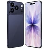 EKLART i17promax Smartphone, 6.8' HD Display, 9000 Deca-Core 5G Phone, 48MP+18MP Camera, Face ID & in-Display Fingerprint, 4500mAh Battery, Android 13, Dual SIM+TF Card, 3.5mm Headphone (Blue,4+64G)