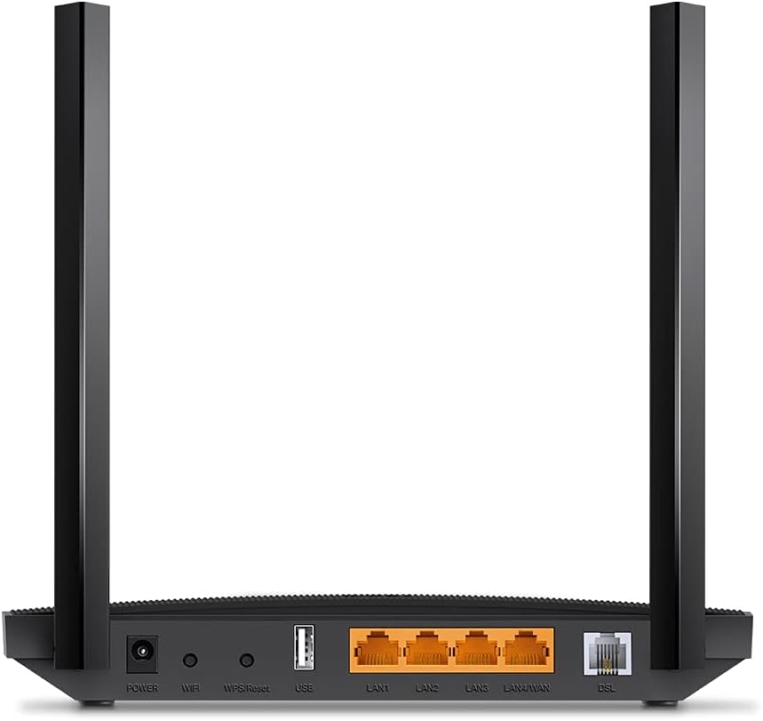 TP-LINK Archer VR400 Dual-band (2.4 GHz / 5 GHz) Gigabit Ethernet Black 3G 4G