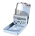 Accusize Industrial Tools 1/16-1/4'' 13 Pcs Hss 6542 Straight Flute, Chucking Reamer Set, 5500-Se00