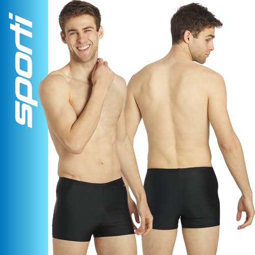 Sporti Mens Square Leg Swimsuit - Men's Lap Swimming Suits - Competitive Swimsuit Men for Lap Swimming2