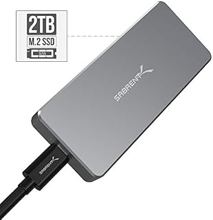 Sabrent Rocket Pro 2TB NVMe USB 3.1 External Aluminum SSD (SB-2TB-NVME)