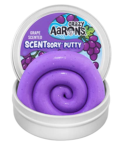 Crazy Aaron's Thinking Putty® - Great Grape - Scented Putty for Kids and Adults - Creative and Endless Fun, Stress Relief Therapy Toys, Never Dries Out - Made in USA