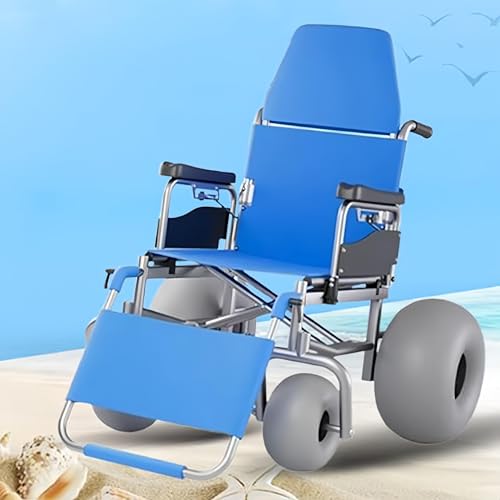 All-Terrain Beach Wheelchair with Balloon Tires