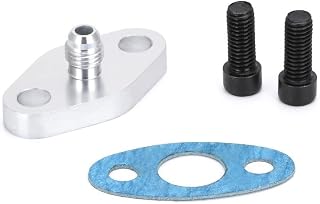 Brida de drenaje turbo de aceite 1 0an GT40 GT42 GT45 GT47 GT55 T3/T4 T3 T4 ODF- 01 Plata