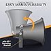 Pyle Indoor / Outdoor PA Horn Speaker - 8.1” Portable PA Speaker with 8 Ohms Impedance and 50 Watts Peak Power - Mounting Bracket and Hardware Included