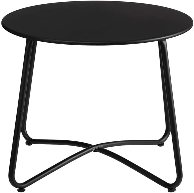 Small Round Table Sofa Bedside Table Coffee Table Solid Color Courtyard Balcony Outdoor Coffee Table