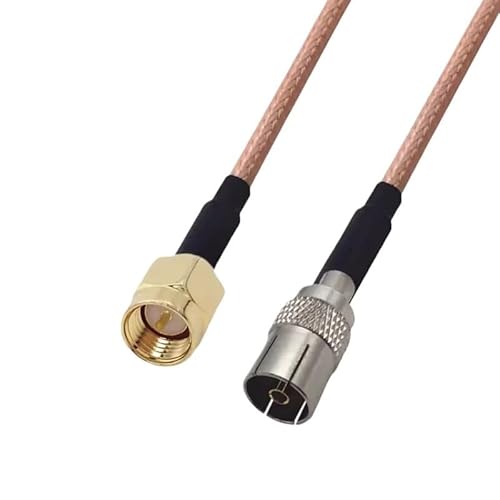 RG316 Cabel SMA �I�X/���X - TV �I�X/���X �R�l�N�^ R*/F �����P�[�u��(TVF-SMAM-RG316,1M)