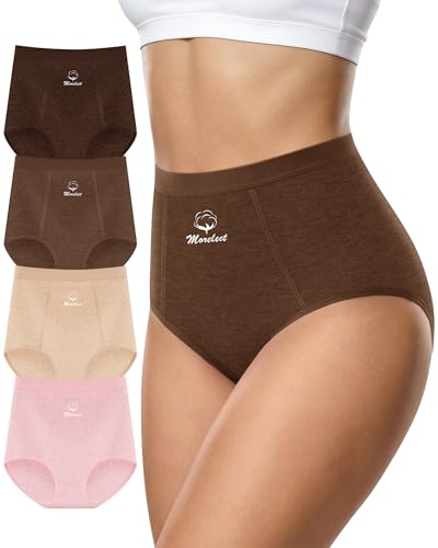 MEIYATING Women's Underwear Cotton Pack High Waisted Postpartum Beautiful Post Partum Ladies Panties C Section Briefs, L - image 1