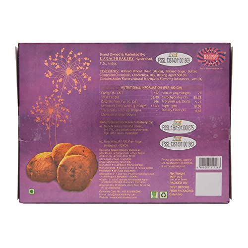 Image of Karachi Bakery Double Choco Chip Cookies, 250g (Pack of 3)