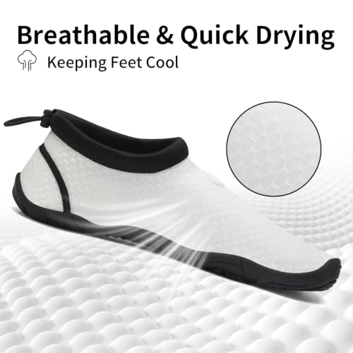 Image of Mishansha Water Shoes Women Wide Toe Quick Dry Aqua Shoes | Adult Swim Shoes Anti-slip Five Finger Barefoot Shoes For Beach Hiking Yoga Reefing Surfing River