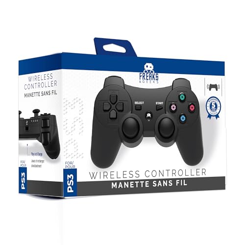 Mando inalámbrico PS3 + cable de carga 1M-negro