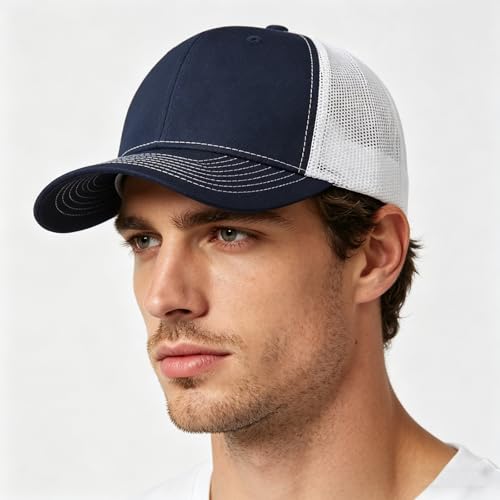 Image of 6Pack Unisex Vintage Washed Cotton Baseball Cap Soft Unconstructed Plain Blank Adjustable Size Dad Hat
