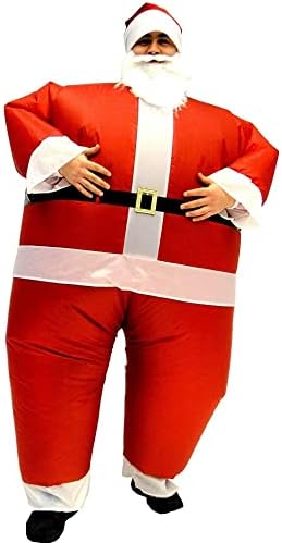 AirSuits Inflatable Santa Claus Costume Father Christmas Suit Fancy Dress Blow Up Outfit