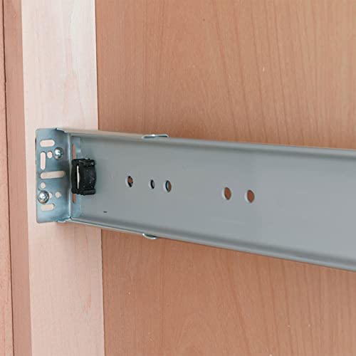 Rev-A-Shelf 4Wctm-1516Dm-1 35-Quart Top Mount Pullout Kitchen Waste Trash Container Bin For 12 Inch Wide 1.5 Inch Faceframe Cabinet, Silver #TOP2